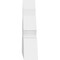 Ekena Millwork Richland Architectural Grade PVC Gable Bracket, 36"W x 18"H x 4"D x 6"F, 12/12 Pitch GBP036X18X0406RIC00 - alternate 5